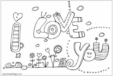 I Love You To The Moon And Back Coloring Pages - Part 2